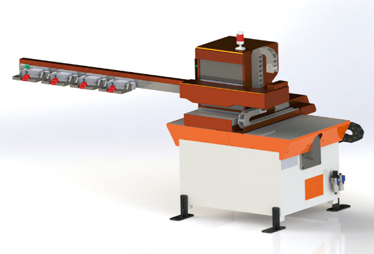 Одноковочный робот ковочного типа с шагающим подом